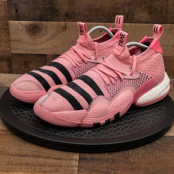 ADIDAS TRAE YOUNG 2.0 PINK TRAP HOUSE MENS ATHLETIC SHOES BASKETBALL PINK SZ 13 - Picture 1 of 9